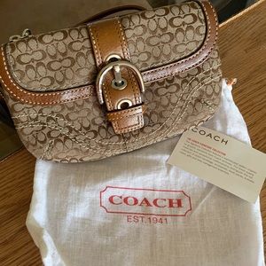 Coach Signature Collection Wristlet